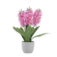 Kunstbloemen hyacint roze 28xH41cm - thumbnail