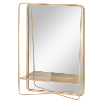 Spiegel Elwin goud 71cm