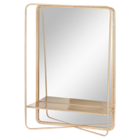 Spiegel Elwin goud 71cm - thumbnail