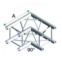 Showtec FQ30 Vierkant truss 003 hoek 90g - thumbnail