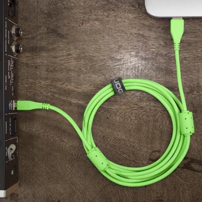 UDG UDG Ultimate Audio Cable USB 2.0 A-B Green Straight 3m