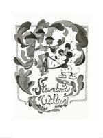 Kunstdruk Mickey Mouse - Steamboat Willie Steam 60x80cm - thumbnail