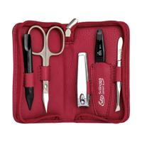 Erbe Solingen 5-delige manicure etui rood (erbe9016) - thumbnail