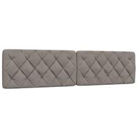 Bedframe zonder matras stof taupe 200x200 cm - thumbnail