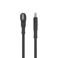 Hyper HyperJuice USB-C to USB-C and Lightning hybrid silicone cable (1.5m/60W) - Black - thumbnail