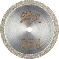 PFERD TOOLS 68402206 D1A1R 22-0,5-1,7 D 64 GAD Diamanten doorslijpschijf Diameter 22 mm Boordiameter 1.7 mm Duroplast, Glas, Hardmetaal, Schurende materialen, - thumbnail