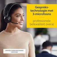 Jabra Evolve2 65 Headset Draadloos Hoofdband Kantoor/callcenter USB Type-A Bluetooth Zwart - thumbnail