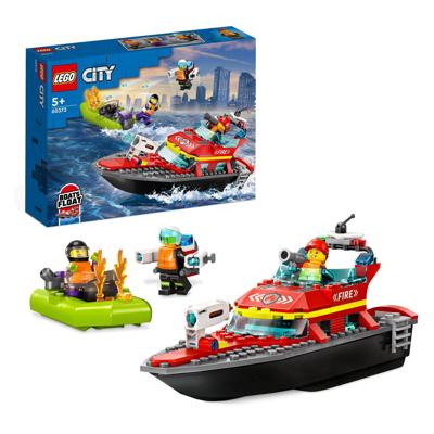 LEGO City 60373 Reddingsboot Brandweer