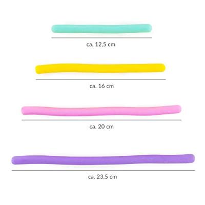 Regenboog Stretch Touwen Fidget, 6st.