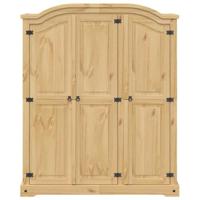 Kledingkast Corona 151,5x52x186 cm massief grenenhout - thumbnail