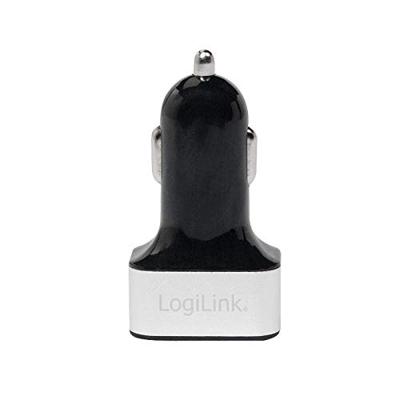 LogiLink USB-oplader 25.5 W 3x USB-A Zwart Auto