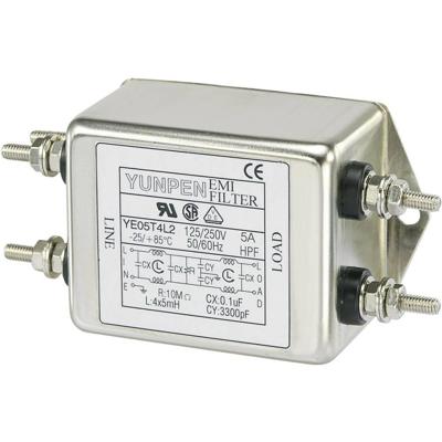 Yunpen YE05T4L2 Ontstoringsfilter 250 V/AC 5 A 5 mH (l x b x h) 75 x 51 x 37 mm 1 stuk(s)