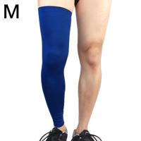 Professionele outdoor sport basketbal voetbal knie pads warme compressie beenbeschermers maat: M - thumbnail