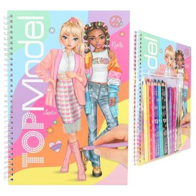 TOPModel kleurboek met kleurpotloden - thumbnail
