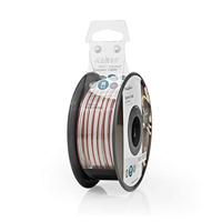 Speaker-Kabel | 2x 0,75 mm2 | 15,0 m | Op Rol | Wit - thumbnail