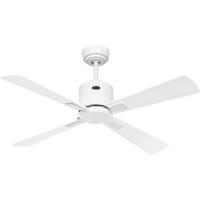 CasaFan ECO NEO III 103 WE-WE/LG WiFi Flügel Weiß/Lichtgrau Plafondventilator 16 W (Ø x h) 103 cm x 360 mm Wit Met afstandsbediening, Timer, Met wintermodus, - thumbnail
