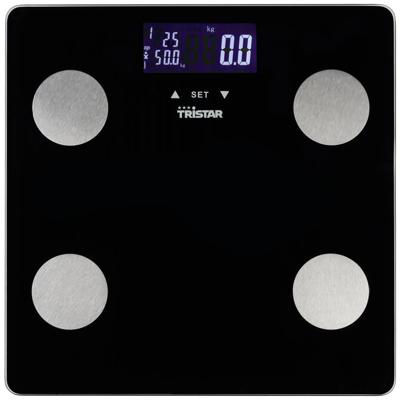 Tristar WG-2442 Analyse-personenweegschaal Digitaal Weegbereik (max.): 150 kg Zwart Tristar WG-2442 Analyse-personenweegschaal Digitaal Weegbereik (max.): 150 kg Zwart