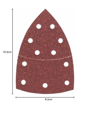 Bosch Accessoires Schuurblad | G40 | Wp | 11 Gaten | Velc | 10-delig - 2609256A61