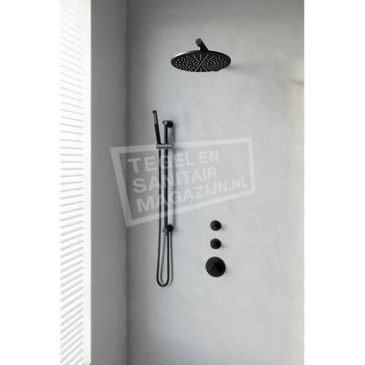 Thermostatisch Inbouwdoucheset Brauer Black 30 cm Hoofddouche Wandarm Staafhanddouche op Glijstang Mat Zwart Brauer Thermostatisch Inbouwdoucheset Brauer Black 30 cm Hoofddouche Wandarm Staafhanddouche op Glijstang Mat Zwart Brauer