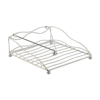 Servethouder Home ESPRIT Zilverkleurig Metaal 19 x 19 x 7 cm