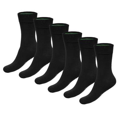 6-paar unisex sokken BEAU - Multipack bamboe sokken - Dames en heren - Voordeelverpakking - 40 - Zwart - 40 - 40 - 40 - 40 - 40 - 40 - 40