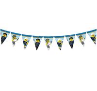 Globos Papieren vlaggenlijn fsc lego city, 3mtr. - thumbnail