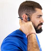 Silvergear® Bone Conduction-Sportkoptelefoon | Bluetooth 5.0 | IPX6 Waterdichte Sportkoptelefoon | 6 Uur Speeltijd | Voor Sport, Luisteren en Fietsen | Open-ear sportkoptelefoon | Zwart - thumbnail