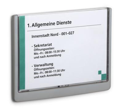 Durable Naambordje 486637 (b x h) 210 mm x 148.5 mm Grafiet 486637 Durable Naambordje 486637 (b x h) 210 mm x 148.5 mm Grafiet 486637