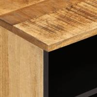 Tv-meubel 100x34x46 cm massief ruw mangohout - thumbnail