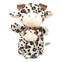 Knuffel voor honden Gloria Marvel Beige Polyester Polypropyleen Koe - thumbnail