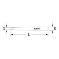 KS Tools 963.2532 9632532 Doorslag 320 g 200 mm DIN 6458 1 stuk(s) - thumbnail