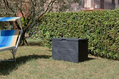 Toomax kussenbox woody&apos;s 77x44x53cm antraciet