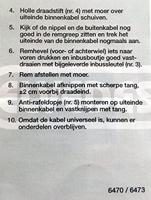 Elvedes 6473 rvs binnenkabel trommelrem ton/peer met stelbout op kaart - thumbnail