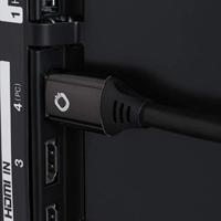 Oehlbach D1C92489 HDMI-kabel HDMI Aansluitkabel HDMI-A-stekker, HDMI-A-stekker 0.75 m Zwart 8K UHD, Vergulde steekcontacten - thumbnail