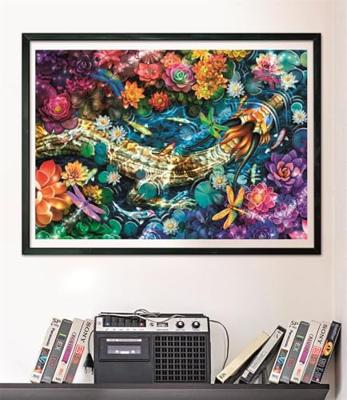 Clementoni puzzel 1000pcs koi river