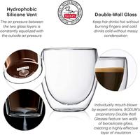 Glazenset Bodum Transparant (2 Stuks) - thumbnail