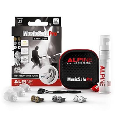 Alpine MusicSafe Pro gehoorbescherming oordoppen transparant Alpine MusicSafe Pro gehoorbescherming oordoppen transparant