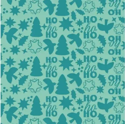 Duni 3-laags tissue servet winter wonderland 33x33cm blauw 20 stuks