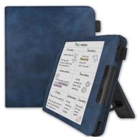 Lunso Kobo Libra Colour hoes (7 inch) - Luxe Stand sleepcover - Blauw - thumbnail