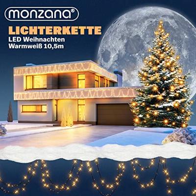 Kerstverlichting warm wit 160 LED 10.5 meter