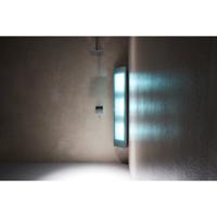 Sunshower Combi Organic Grey - Opbouw (hoek) - Infrarood + Uv - 30 x 145 x 20 cm - Organisch Grijs - thumbnail