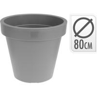 Bloempot kunststof lichtgrijs D80cm - thumbnail