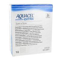 Aquacel Extra Verb Hydrofiber+versterk. 5x 5cm 10