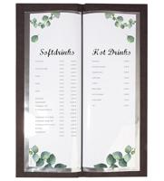 Sigel GM220 Drankenmap 1/2 DIN A4 1 stuk(s) Incl. 2 dubbele transparante hoezen voor 8 paginas, Rubberen binding Donkergrijs, Beige - thumbnail