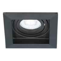 Fresno LED inbouwspot vierkant - GU10 - 4 Watt 345 Lumen - 6500K Daglicht Wit - Dimbaar - Kantelbaar - Verzonken - IP20 voor binnen - Zwart - Anti-glare - thumbnail