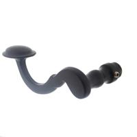 Gatdeel links Posthoorn mat zwart - thumbnail