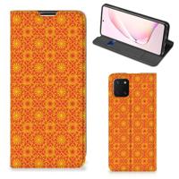 Samsung Galaxy Note 10 Lite | Hoesje met Magneet | Batik Oranje - thumbnail