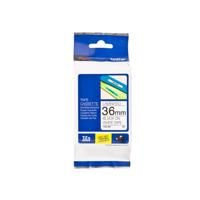 Brother TZe tape voor P-Touch 36 mm, zwart op wit - thumbnail