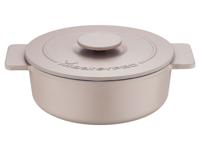 Masterpro Gietijzeren braadpan Ø 26 x 9 cm (Beige) - thumbnail