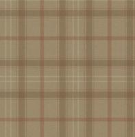 Dutch Wallcoverings Sauvage Ruit - Beige/Rood - thumbnail